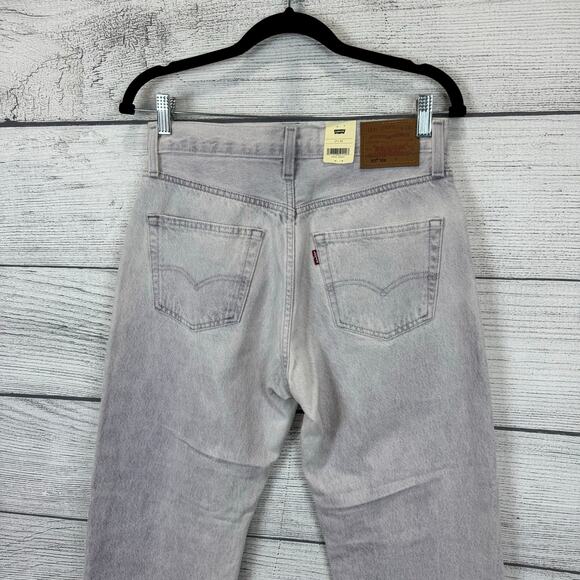 Levi's Women's 501 High Waisted Purple Washed 90's Straight Leg Jeans Size 27 - Picture 9 of 11